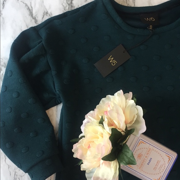 W5 Sweaters - W5 ~ Deep Green Sweater Top ~ Size Medium